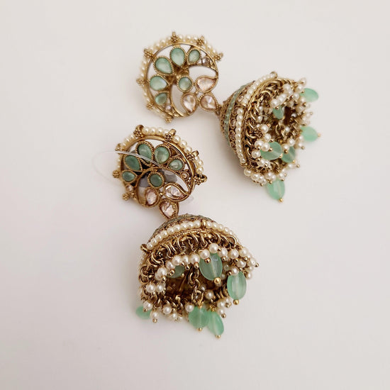 Vidhi Earrings Indian , South Asian , Pakistani , Desi , Punjabi , Tamil , Indian Jewelry
