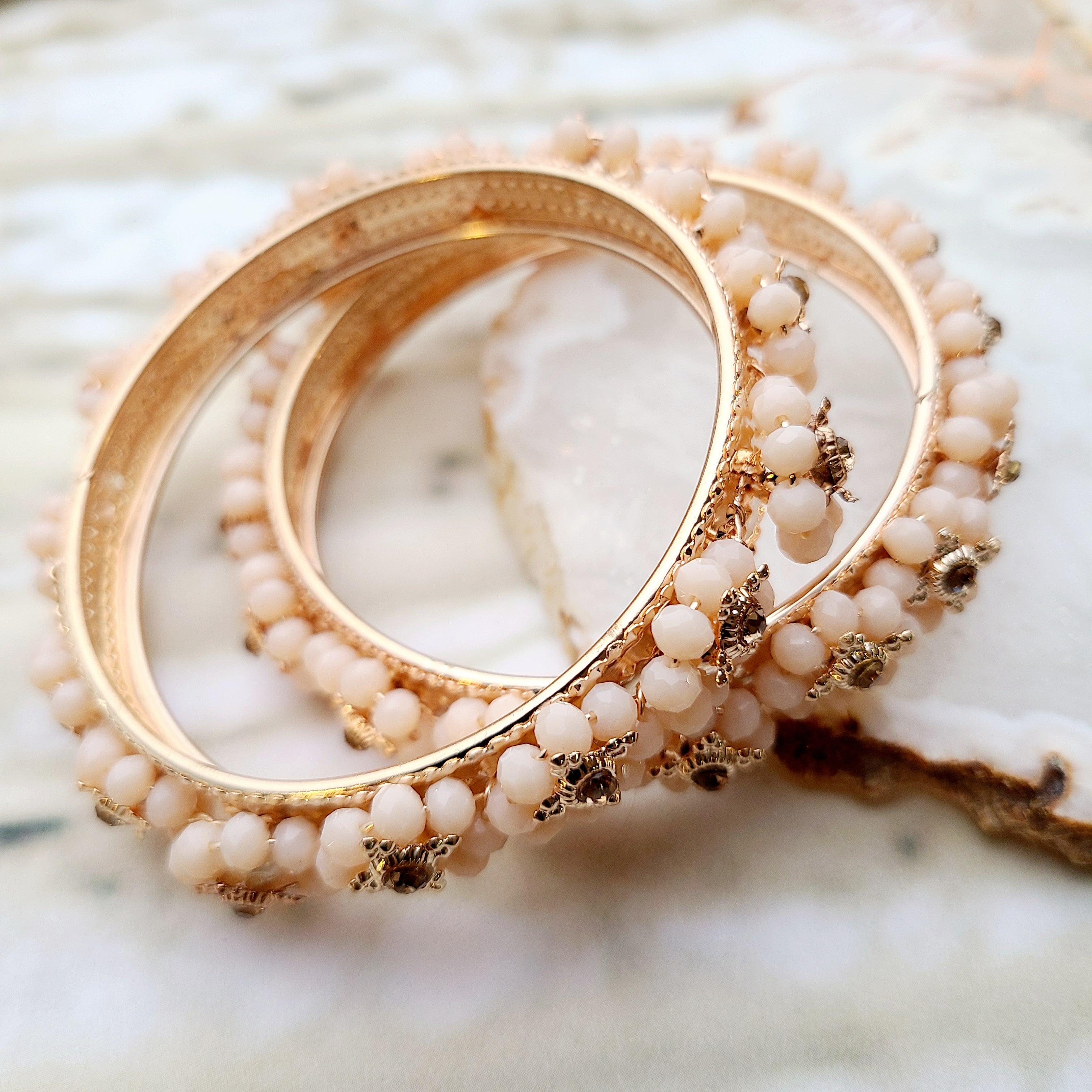 Arora - blush Bangles Indian Bangles , South Asian Bangles , Pakistani Bangles , Desi Bangles , Punjabi Bangles , Tamil Bangles , Indian Jewelry