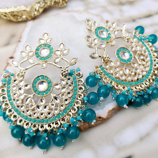 Pritika Earrings Indian Earrings , South Asian Earrings , Pakistani Earrings , Desi Earrings , Punjabi Earrings , Tamil Earrings , Indian Jewelry