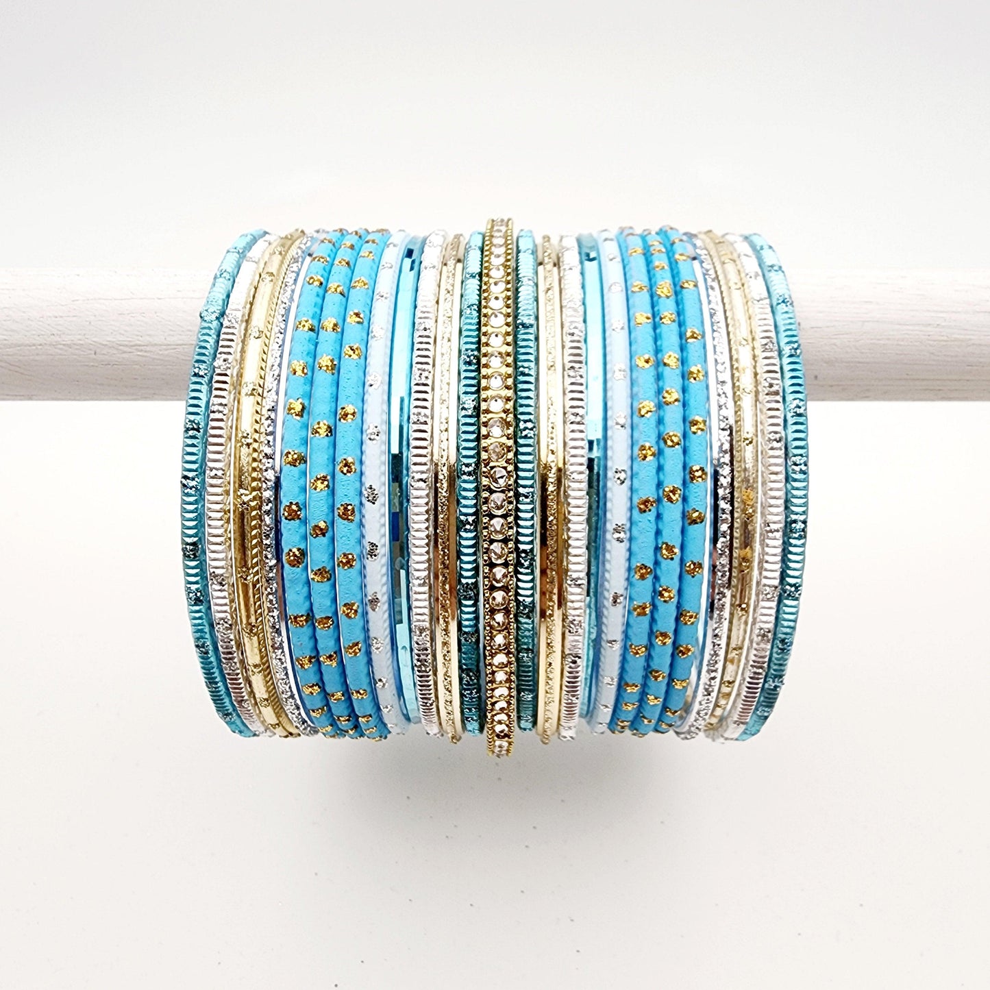 Celeste Bangle Set Indian Bangles , South Asian Bangles , Pakistani Bangles , Desi Bangles , Punjabi Bangles , Tamil Bangles , Indian Jewelry