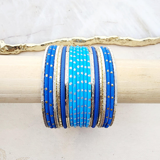Load image into Gallery viewer, Azrea Bangle Set Indian Bangles , South Asian Bangles , Pakistani Bangles , Desi Bangles , Punjabi Bangles , Tamil Bangles , Indian Jewelry
