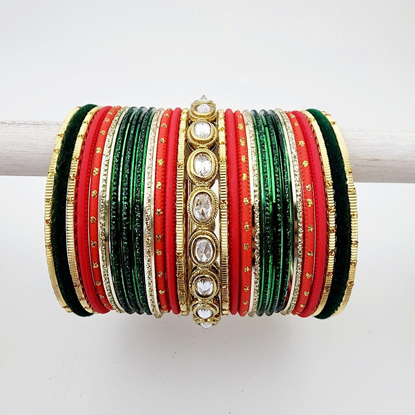 Leila Bangle Set Indian Bangles , South Asian Bangles , Pakistani Bangles , Desi Bangles , Punjabi Bangles , Tamil Bangles , Indian Jewelry