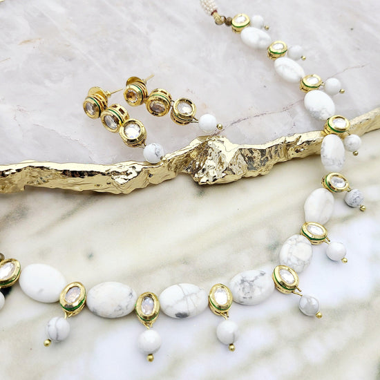 Sarita Necklace Set Indian Necklace , South Asian Necklace , Pakistani Necklace , Desi Necklace , Punjabi Necklace , Tamil Necklace , Indian Jewelry