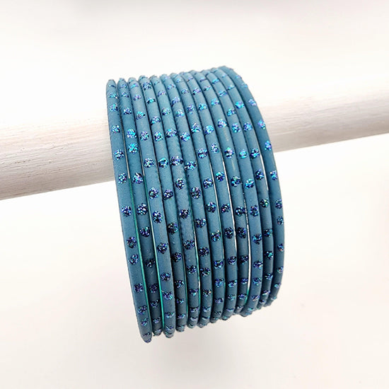 Pop Art Blue Bangle Box Indian Bangles , South Asian Bangles , Pakistani Bangles , Desi Bangles , Punjabi Bangles , Tamil Bangles , Indian Jewelry