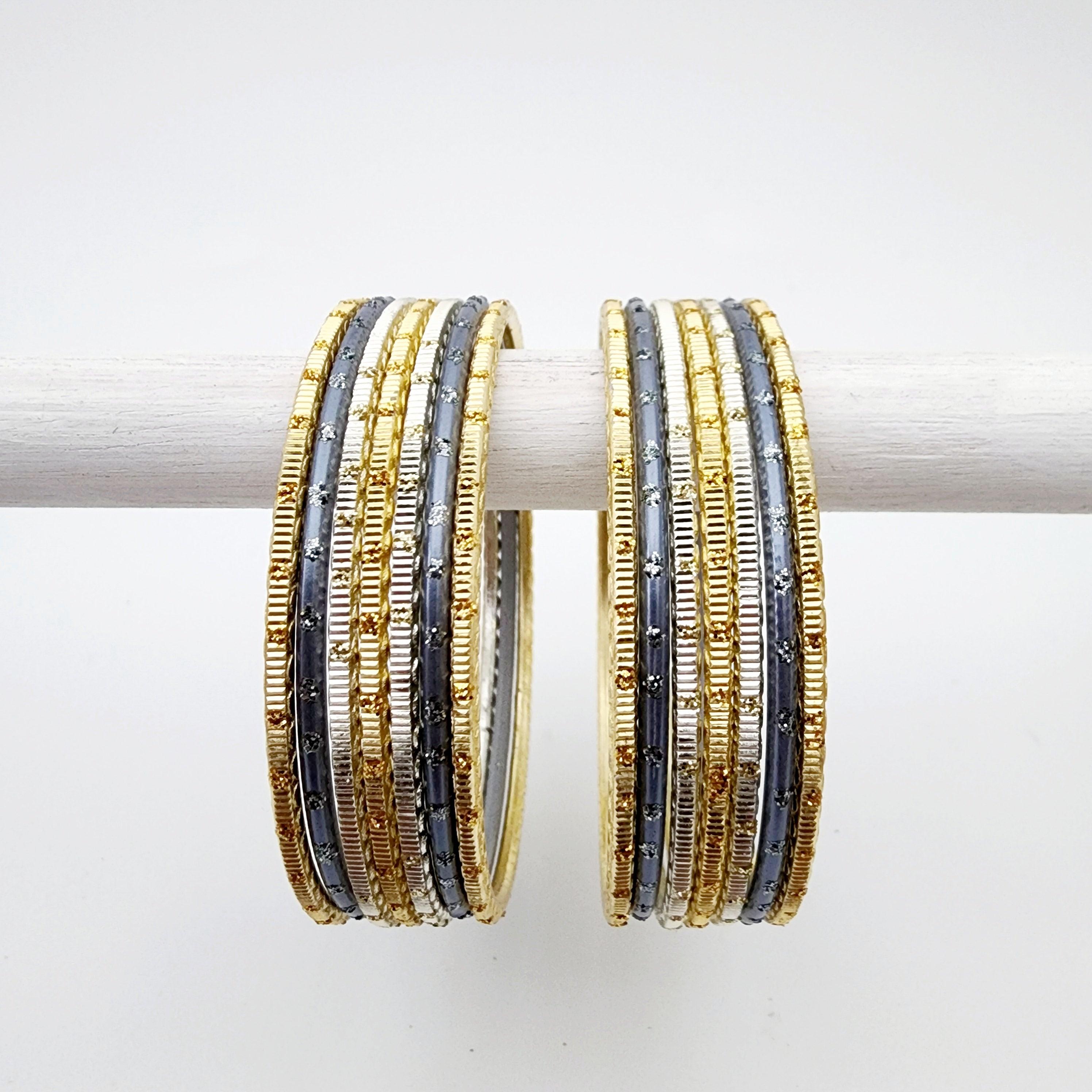Mackenzie Bangle Set Indian Bangles , South Asian Bangles , Pakistani Bangles , Desi Bangles , Punjabi Bangles , Tamil Bangles , Indian Jewelry