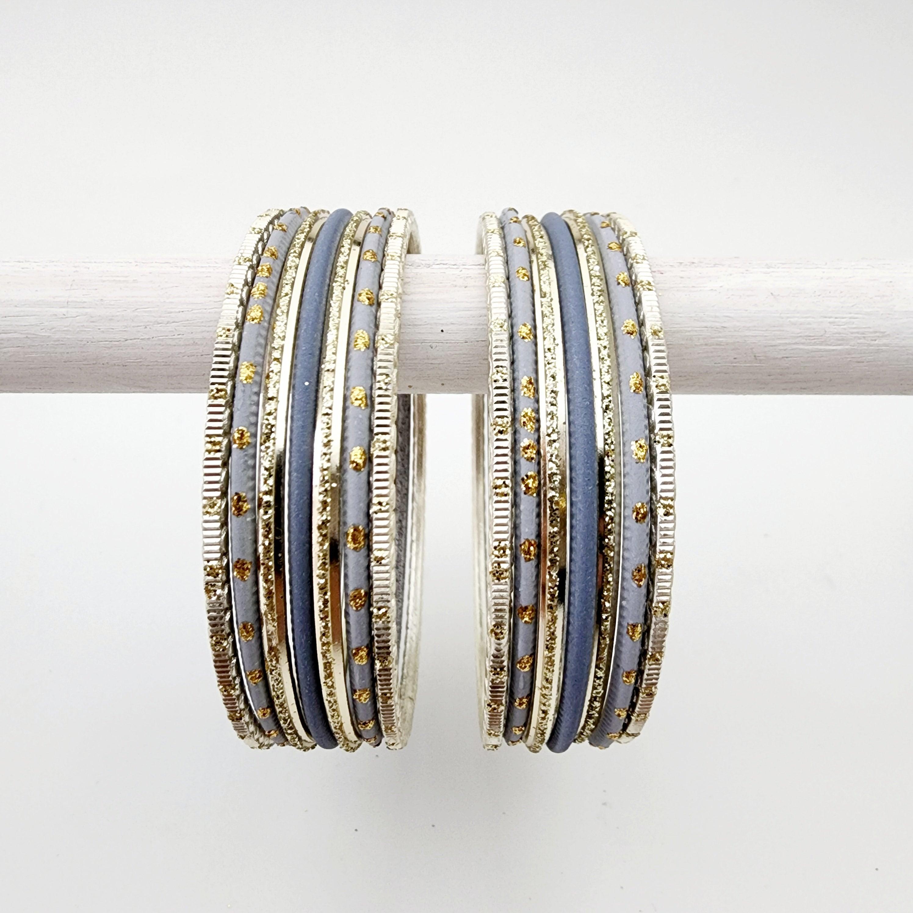 Marcel Bangle Set Indian Bangles , South Asian Bangles , Pakistani Bangles , Desi Bangles , Punjabi Bangles , Tamil Bangles , Indian Jewelry