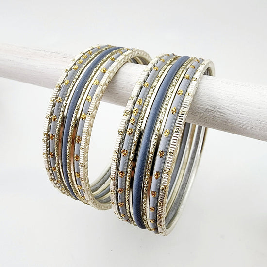Load image into Gallery viewer, Marcel Bangle Set Indian Bangles , South Asian Bangles , Pakistani Bangles , Desi Bangles , Punjabi Bangles , Tamil Bangles , Indian Jewelry
