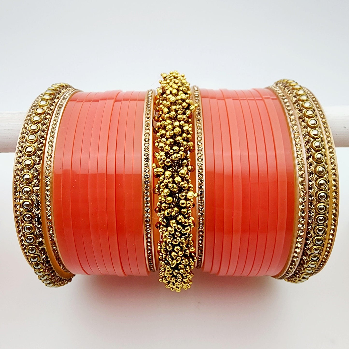 Load image into Gallery viewer, Deepa Bridal Bangle Set Indian Bangles , South Asian Bangles , Pakistani Bangles , Desi Bangles , Punjabi Bangles , Tamil Bangles , Indian Jewelry
