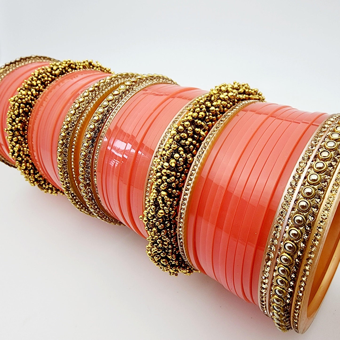 Load image into Gallery viewer, Deepa Bridal Bangle Set Indian Bangles , South Asian Bangles , Pakistani Bangles , Desi Bangles , Punjabi Bangles , Tamil Bangles , Indian Jewelry

