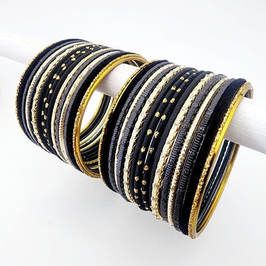 Load image into Gallery viewer, Aria Bangle Set Indian Bangles , South Asian Bangles , Pakistani Bangles , Desi Bangles , Punjabi Bangles , Tamil Bangles , Indian Jewelry
