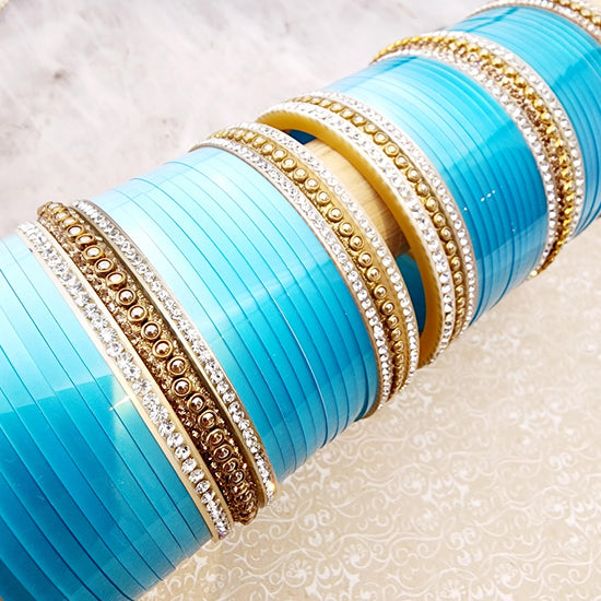 Load image into Gallery viewer, Bonnie Bridal Bangle Set Indian Bangles , South Asian Bangles , Pakistani Bangles , Desi Bangles , Punjabi Bangles , Tamil Bangles , Indian Jewelry
