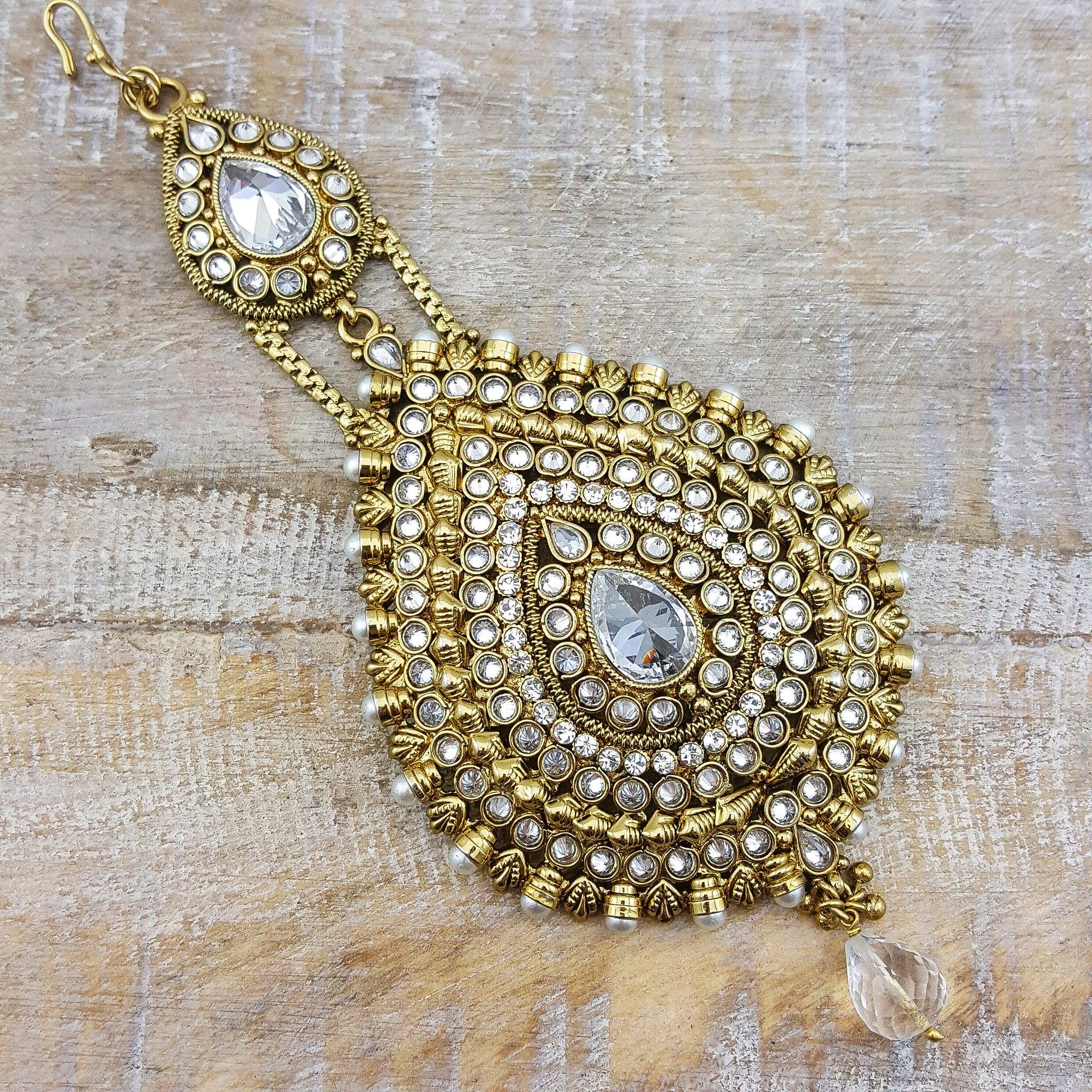 Paella - Gold Indian Clearance , South Asian Clearance , Pakistani Clearance , Desi Clearance , Punjabi Clearance , Tamil Clearance , Indian Jewelry