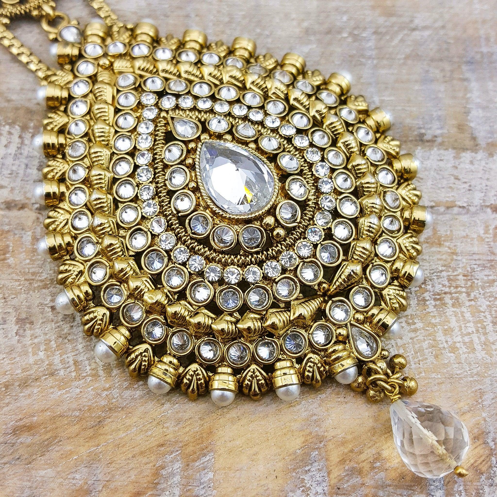 Paella - Gold Indian Clearance , South Asian Clearance , Pakistani Clearance , Desi Clearance , Punjabi Clearance , Tamil Clearance , Indian Jewelry