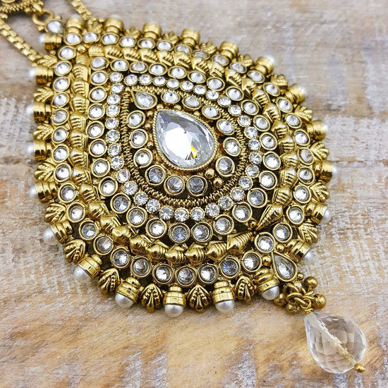 Paella - Gold Indian Clearance , South Asian Clearance , Pakistani Clearance , Desi Clearance , Punjabi Clearance , Tamil Clearance , Indian Jewelry